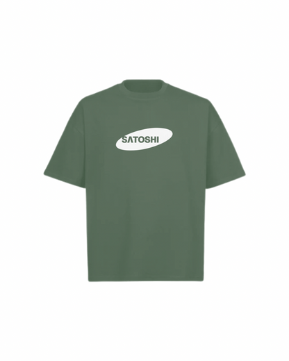 SATOSHI Logo Oversized Boxy Tee