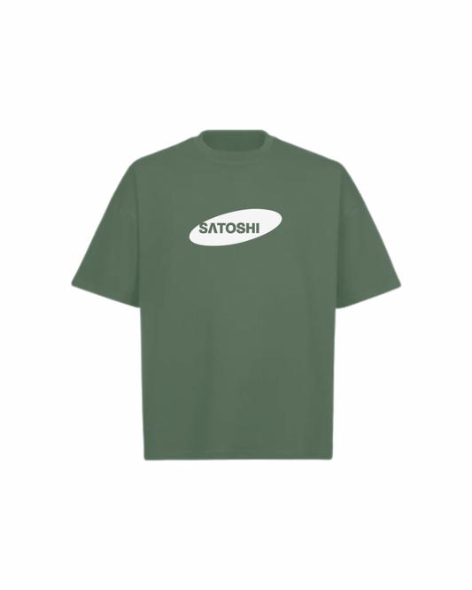 SATOSHI Logo Oversized Boxy Tee