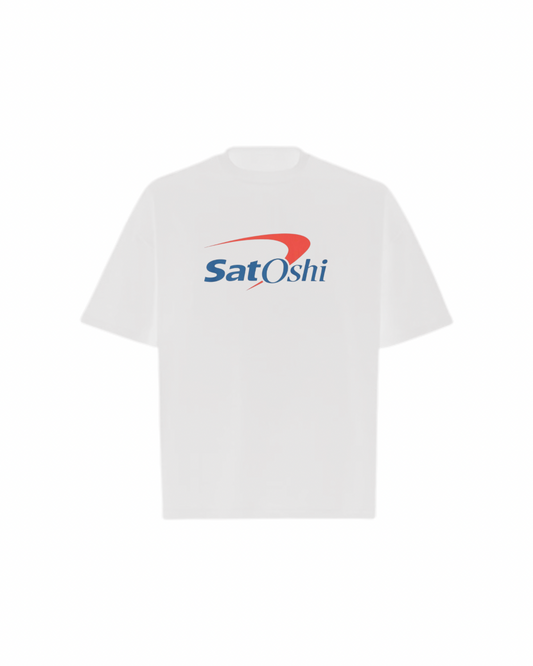 SATOSHI Logo Oversized Boxy Tee