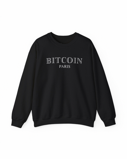 BITCOIN PARIS Heavy Crewneck Sweatshirt