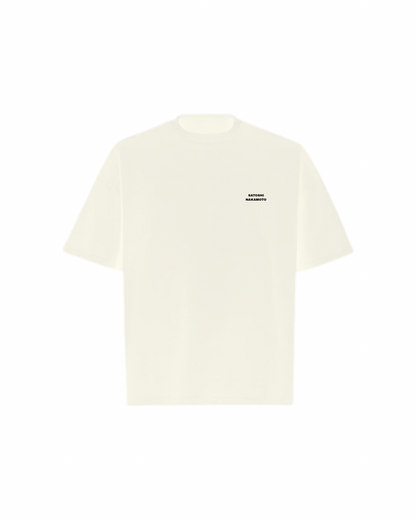 SATOSHI NAKAMOTO Oversized Boxy Tee