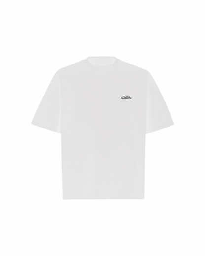 SATOSHI NAKAMOTO Oversized Boxy Tee