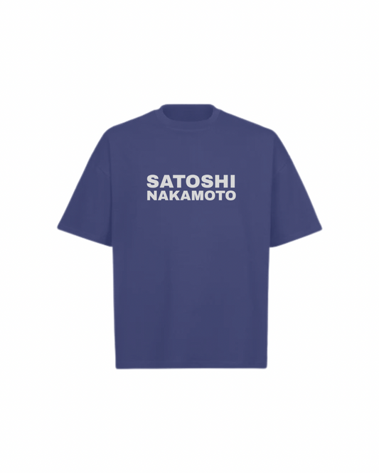 SATOSHI SPELLOUT Logo Oversized Boxy Tee