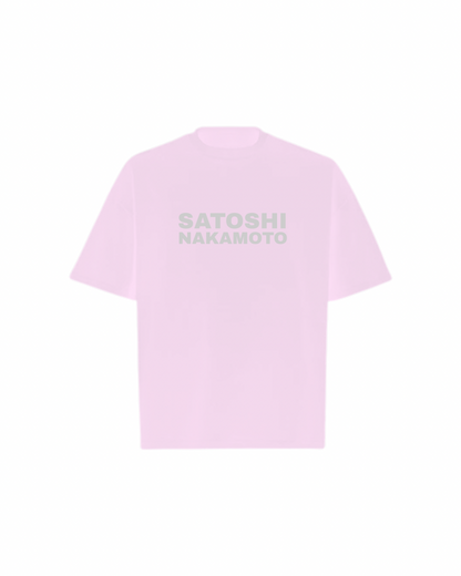 SATOSHI SPELLOUT Logo Oversized Boxy Tee