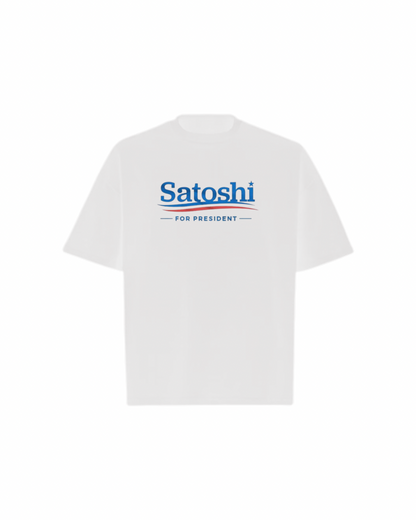 SATOSHI PRESIDENT Oversized Boxy Tee