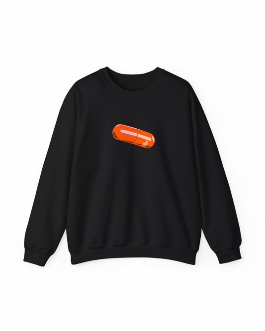 BITCOIN PILL Heavy Crewneck Sweatshirt
