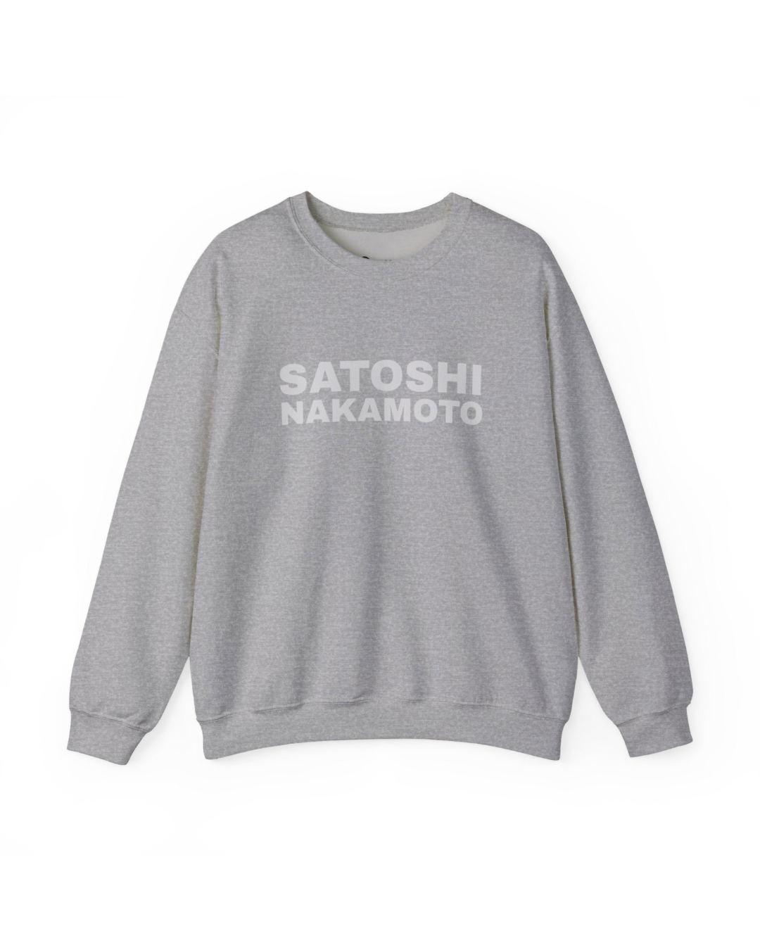 SATOSHI NAKAMOTO Heavy Crewneck Sweatshirt