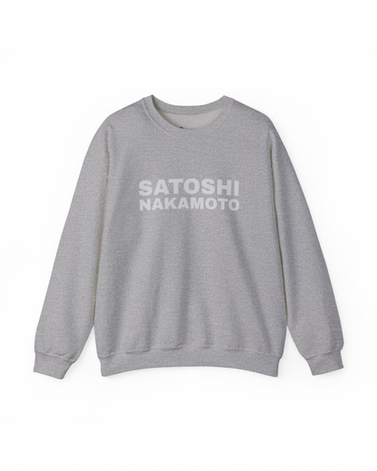 SATOSHI NAKAMOTO Heavy Crewneck Sweatshirt